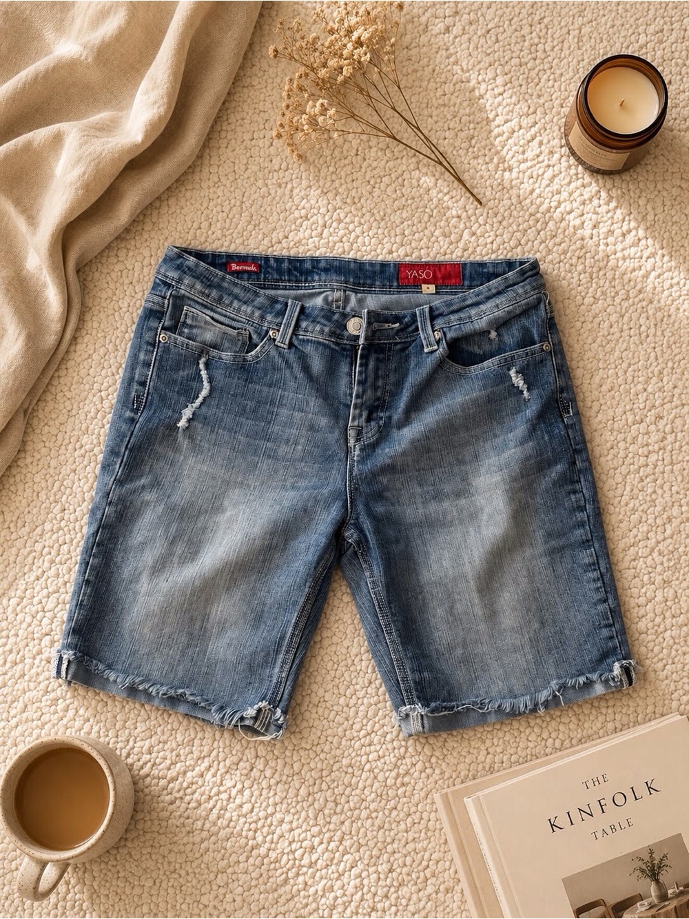 Women's Denim Bermuda Shorts